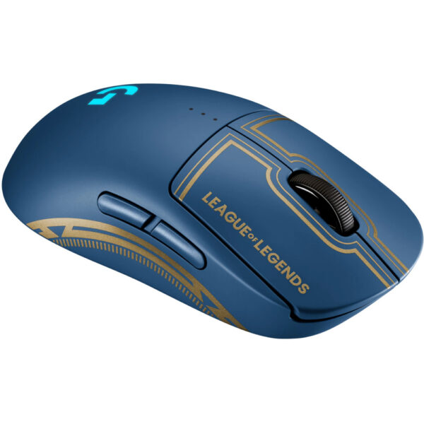 Mouse gaming wireless Logitech League of Legends, Senzor Hero 25K DPI, Albastru - Cod produs: 150896