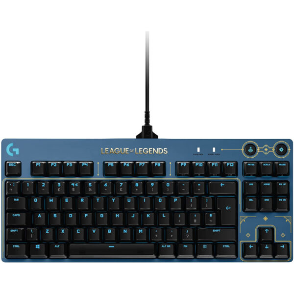 Tastatura mecanica Logitech G Pro RGB League of Legends, Albastru - Cod produs: 150902