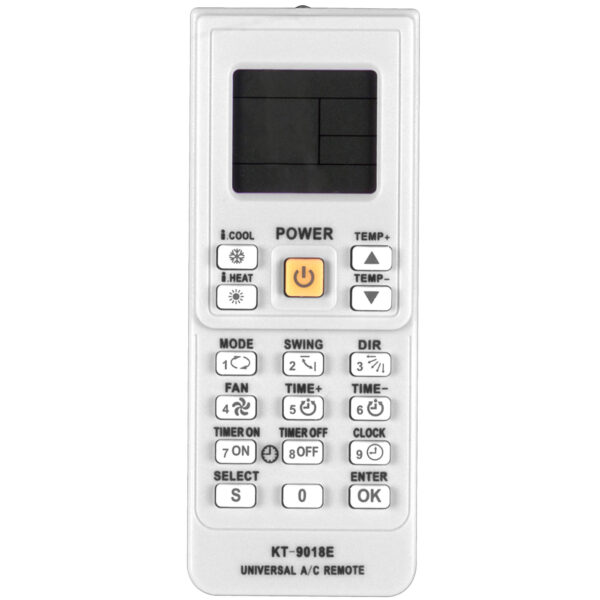 Telecomanda universala pentru aer conditionat WPro KT-9018E - Cod produs: 93586