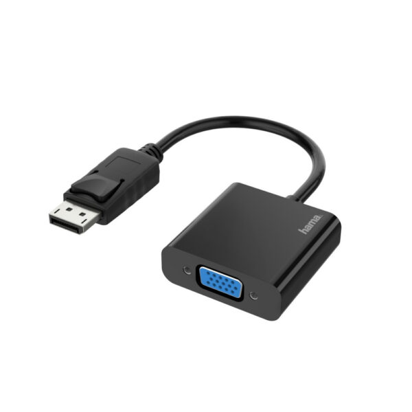 Adaptor Hama 200337 DisplayPort - VGA, Full HD 1080p, Negru - Cod produs: 149642