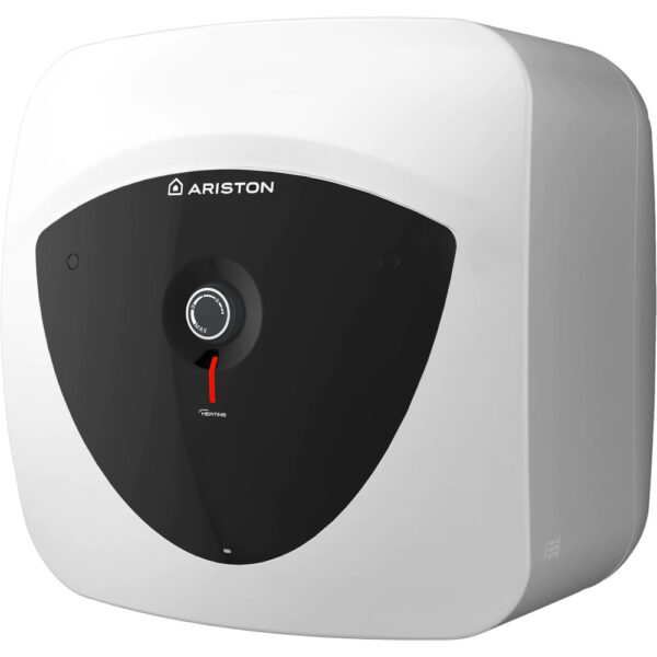 Boiler electric Ariston ANDRIS LUX 15 OR /5 EU, 15 l, 1200 W, Led iluminat, Protectie electrica IPX5, Montare deasupra chiuvetei, Reglaj extern de temperatura - Cod produs: 149623