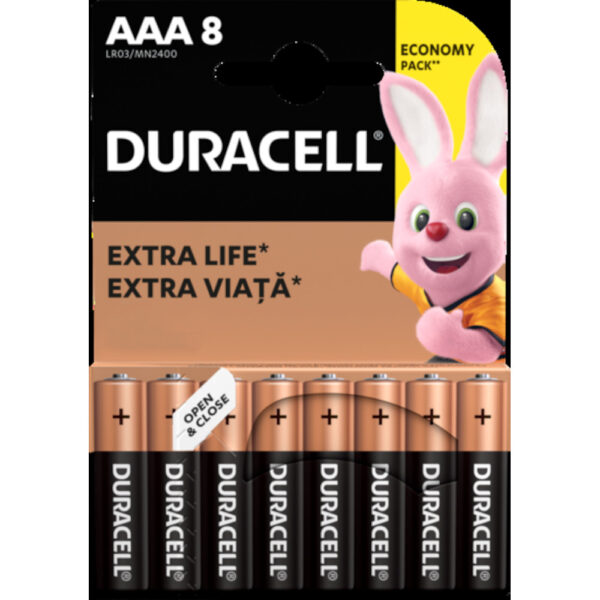 Baterie Duracell Basic AAAK8 - Cod produs: 152348