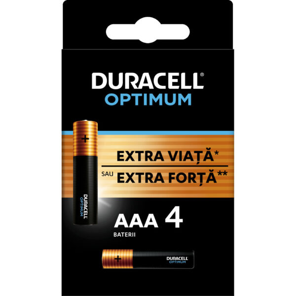 Baterie Duracell Optimum AAAK4 - Cod produs: 152349