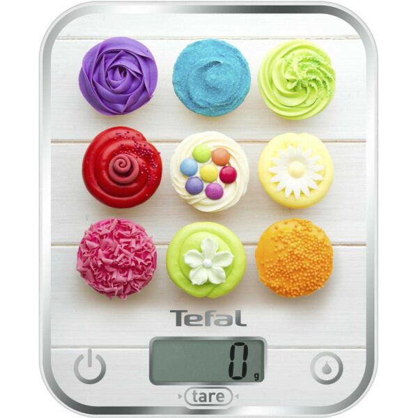 Cantar electronic de bucatarie Tefal Optiss Decor BC5122V1, 5 kg, Multicolor - Cod produs: 142605