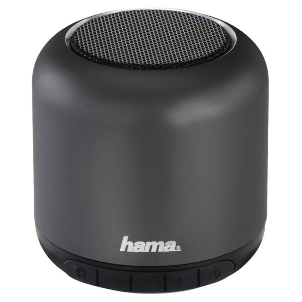 Boxa portabila Hama Steel Drum, Loudspeaker, Bluetooth, Putere 3W, Anthracite - Cod produs: 149661