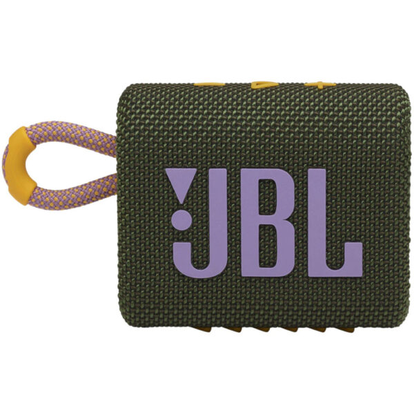 Boxa portabila JBL GO 3, Bluetooth, Waterproof IPX67, Autonomie pana la 5 ore, Verde-Roz - Cod produs: 149803