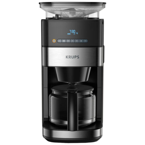 Cafetiera Krups KM832810, 1.25 l, 1000 W, Negru/Metalic - Cod produs: 148185