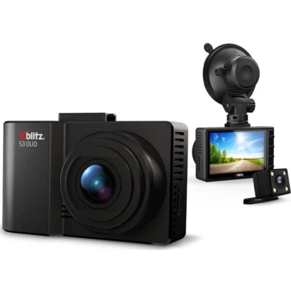 Camera auto Xblitz Dual fata/spate, S3 Duo,  Full HD, Negru - Cod produs: 151734