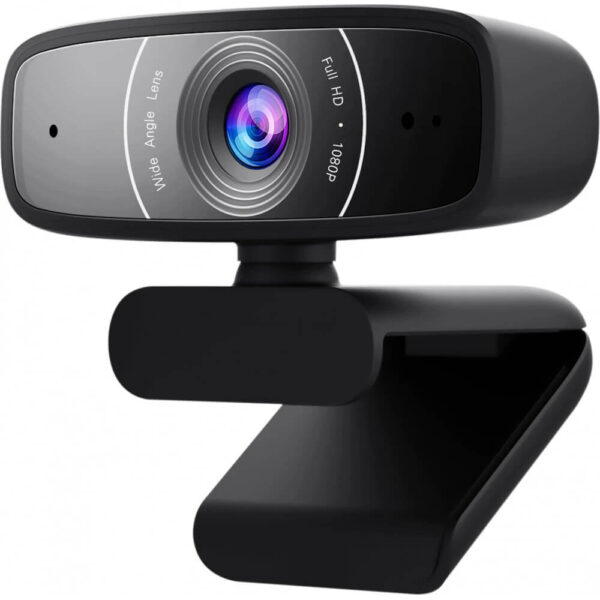 Camera Web Asus C3, FullHD la 30fps, Microfoane Stereo, Negru - Cod produs: 150780