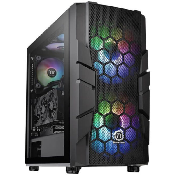 Carcasa Thermaltake Commander C33, ARGB, Mid-Tower, fara sursa, ATX, Negru - Cod produs: 148779