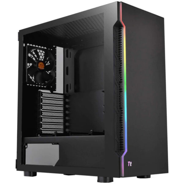 Carcasa Thermaltake H200, RGB, Middle Tower, fara sursa, ATX, Negru - Cod produs: 148763
