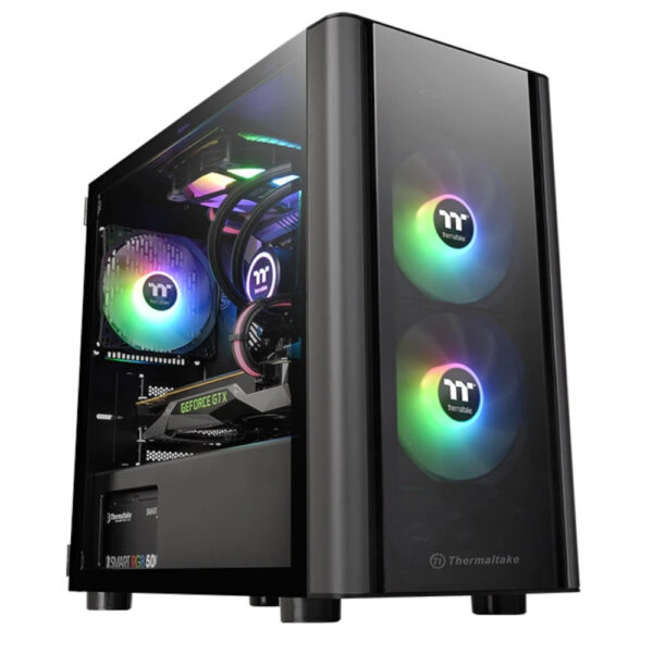 Carcasa Thermaltake V150, Mini Tower, fara sursa, mATX, Negru - Cod produs: 148767