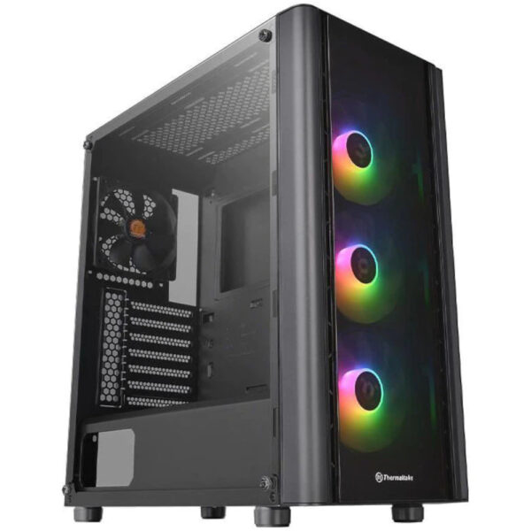 Carcasa Thermaltake V250, ARGB, Mid-Tower, fara sursa, ATX, Negru - Cod produs: 148772