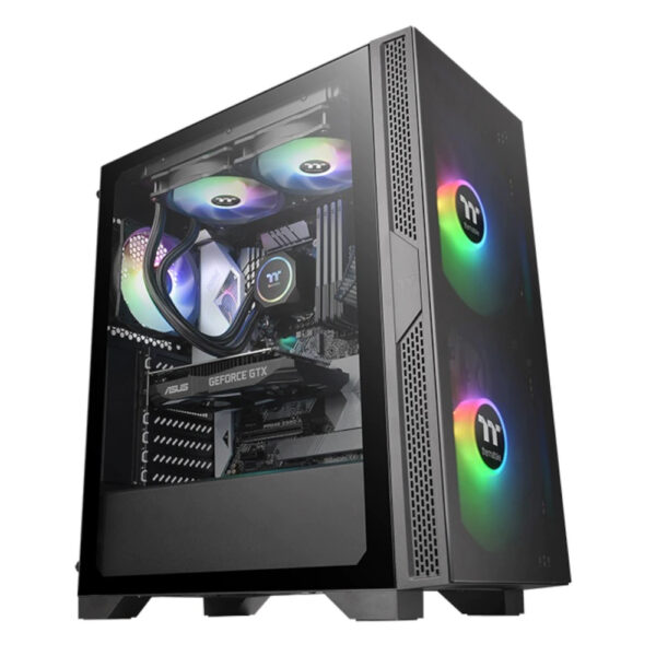 Carcasa Thermaltake Versa T25, Mid-Tower, fara sursa, ATX, Negru - Cod produs: 148773