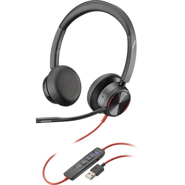 Casti Call Center Plantronics Blackwire 8225 USB, Negru - Cod produs: 145322