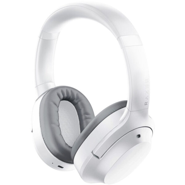 Casti Gaming cu microfon Razer Opus X Mercury, Bluetooth 5.0, Active Noise Cancellation, Alb - Cod produs: 151117