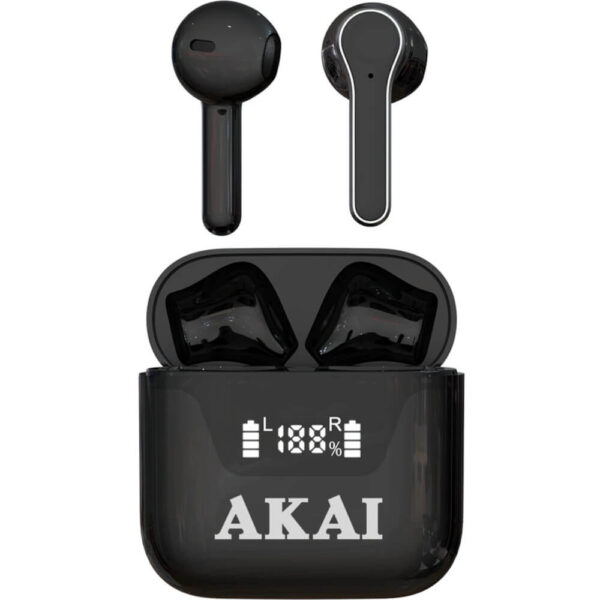 Casti In-ear Akai BTE-J101, Wireless, Negru - Cod produs: 151907