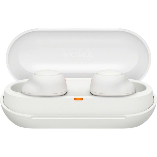 Casti In-Ear Sony WFC500W, True Wireless, Microfon, Bluetooth, IPX4, Autonomie 10 ore, Alb - Cod produs: 151588