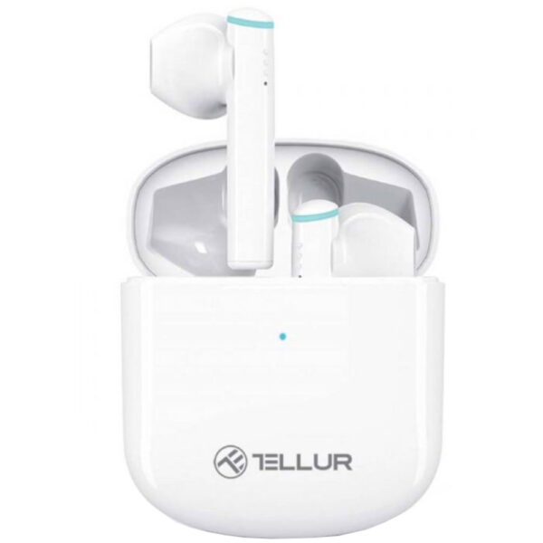 Casti audio In-Ear Tellur Aura, True Wireless, Bluetooth, Alb - Cod produs: 152550