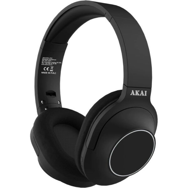 Casti Over-Ear Akai BTH-P23, Wireless, Autonomie 7 ore, Bluetooth, Negru - Cod produs: 151910