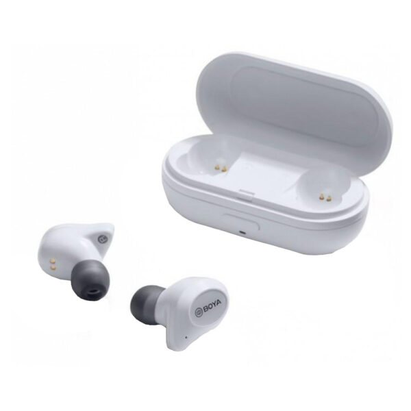 Casti True Wireless Boya Stereo, Bluetooth V5.0, USB-C, In-Ear, Alb - Cod produs: 148194