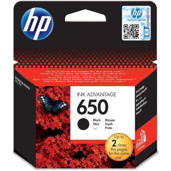 Cartus HP 650 Ink Advantage  Black - Cod produs: 79431