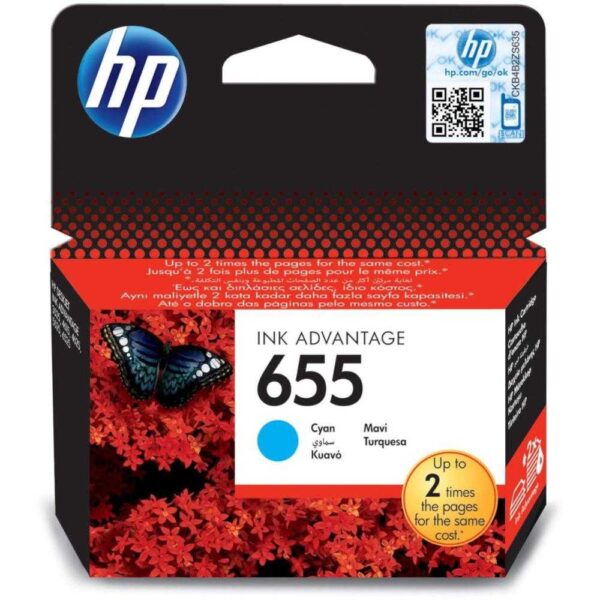 Cartus HP 655 Ink Advantage Albastru - Cod produs: 79435