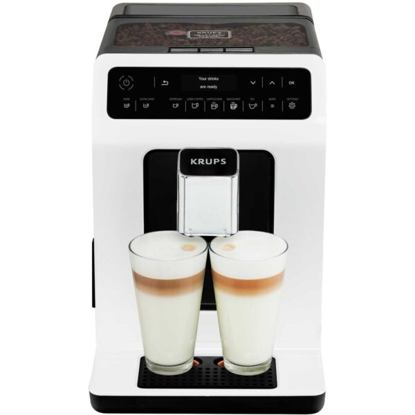 Espressor automat Krups Evidence EA890110, 1450 W, 2.3 L, 15 bar, Alb/Negru - Cod produs: 142571