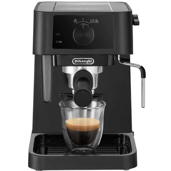 Espressor manual DeLonghi EC235.BK, 1100 W, 1 L, 15 bar, Negru - Cod produs: 139690