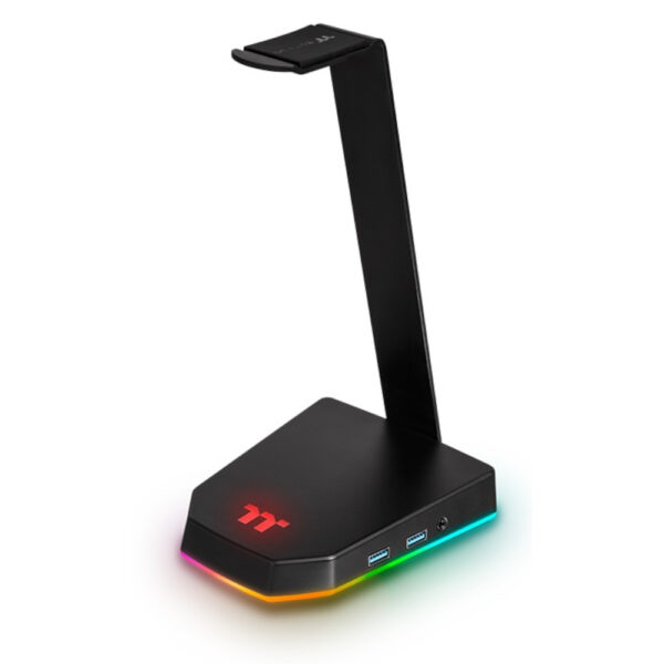 Suport casti gaming Thermaltake Premium E1, Iluminare RGB, Negru - Cod produs: 148546