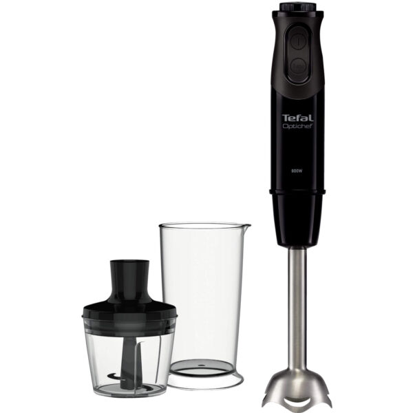 Mixer vertical Tefal OptiChef 2 in 1 HB641838, 800 W, 0.8 l, 10 viteze, Negru - Cod produs: 126869