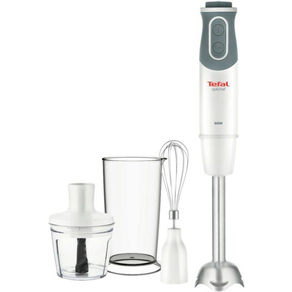 Mixer vertical Tefal Optichef 3 in 1 20SP HB643138, 800 W, 0.8 l, 20 viteze, Alb/Cuart - Cod produs: 144170