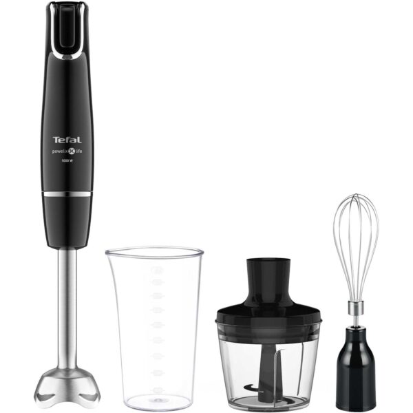 Mixer vertical Tefal InfinyForce 3 in 1 HB943838, 1000 W, 0.8 l, Viteza variabila, Negru - Cod produs: 144168