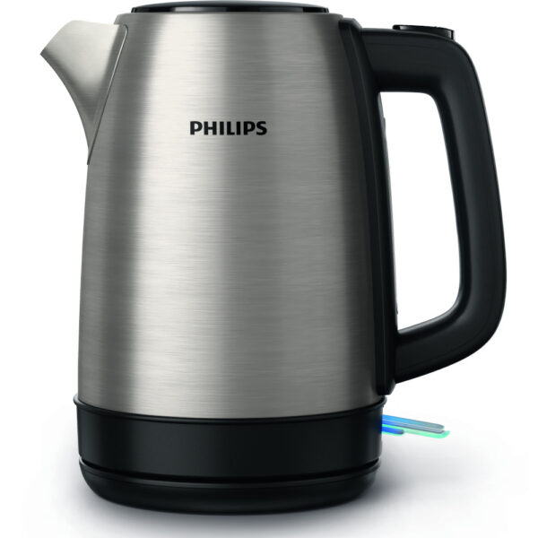 Fierbator Philips HD9350/90 Daily Collection , 1,7 l, 2200 W, Indicator luminos, Capac plastic, Finisaj metalic, Argintiu - Cod produs: 150501