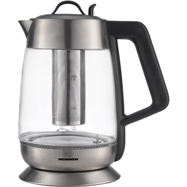 Fierbator cu filtru de ceai Heinner Cosmo 18 HEK-TF18GX, 1.8 l, Argintiu - Cod produs: 147657