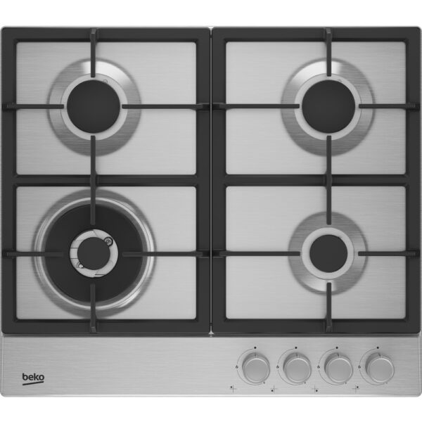 Plita incorporabila Beko HIAW 64225 SX, 4 arzatoare, WoK - Cod produs: 119701