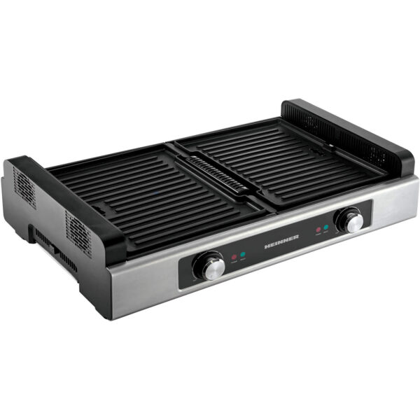 Gratar electric Heinner SmokelessPro Grill HSEG-1800SS, 1800 W - Cod produs: 136875