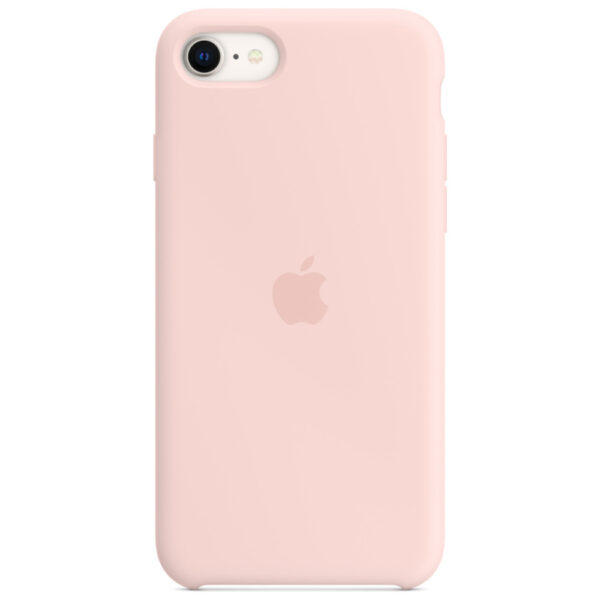 Husa de protectie Apple Silicone Case pentru iPhone SE (gen3), Chalk Pink - Cod produs: 151427