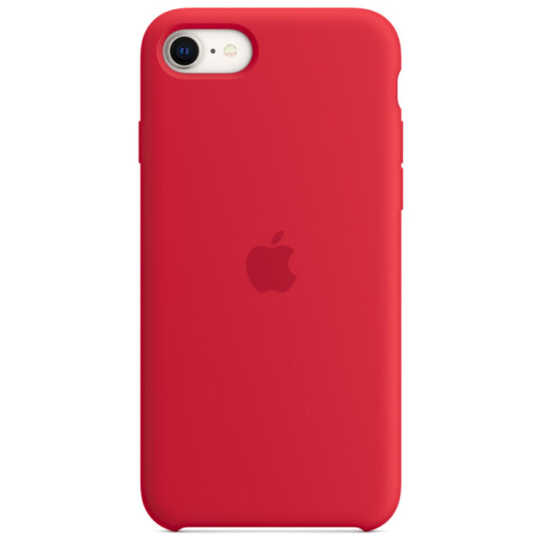 Husa de protectie Apple Silicone Case pentru iPhone SE (gen3), Product Red - Cod produs: 151428