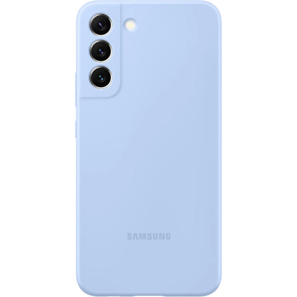 Husa de protectie Samsung Silicone Cover pentru Galaxy S22+, Artic Blue - Cod produs: 150720