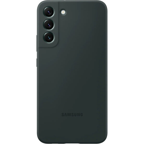 Husa de protectie Samsung Silicone Cover pentru Galaxy S22+, Forest Green - Cod produs: 150718