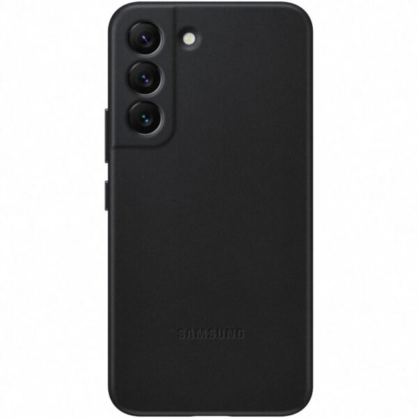 Husa de protectie Samsung Leather Cover pentru Galaxy S22+, Negru - Cod produs: 150744