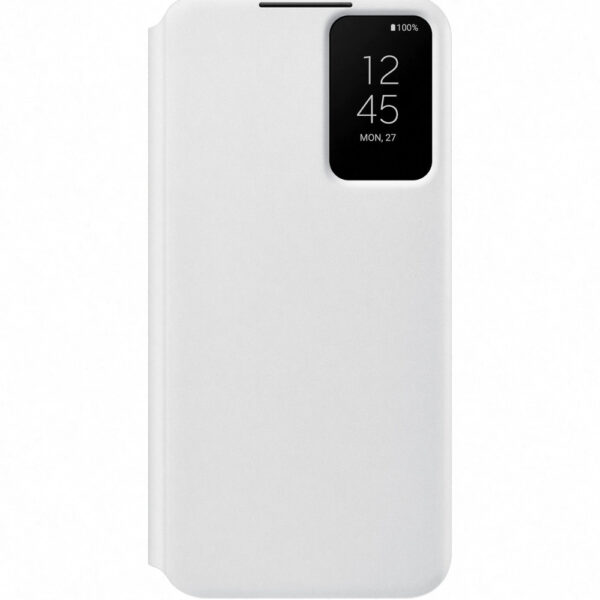 Husa de protectie Samsung Smart Clear View Cover pentru Galaxy S22+, Alb - Cod produs: 150741