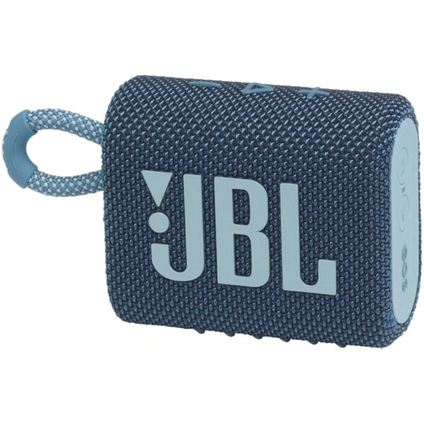 Boxa portabila JBL GO 3 Waterproof, Bluetooth, IPX67, Autonomie pana la 5 ore, Albastru - Cod produs: 147891