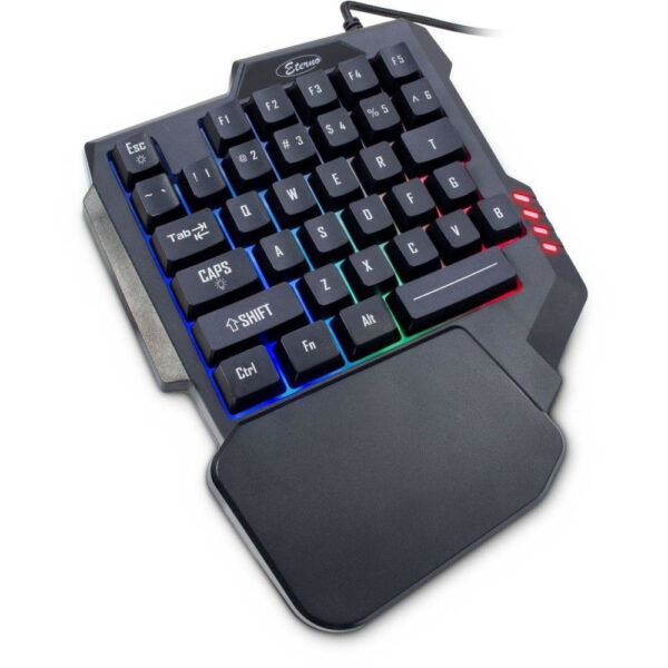 Tastatura gaming Inter-Tech Etherno KB-3035, Iluminare RGB, Negru - Cod produs: 148520
