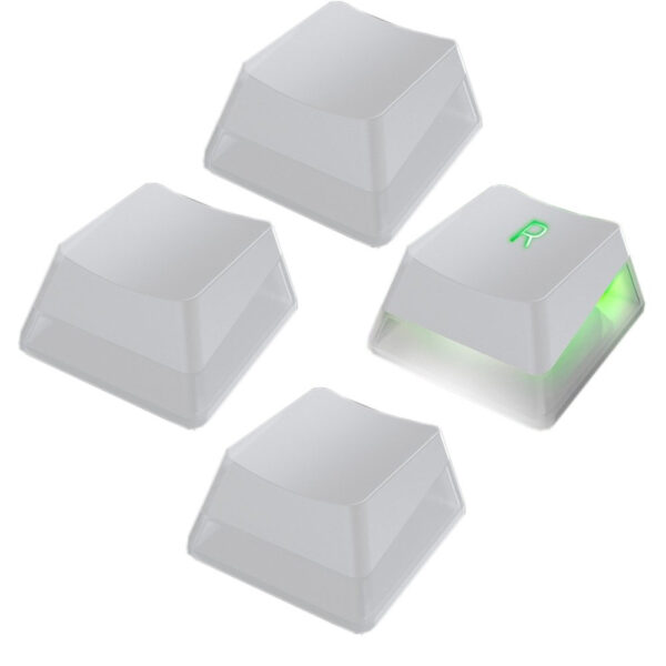 Kit Butoane tastatura Gaming Razer Phantom Keycap, Material ABS, Alb - Cod produs: 151119