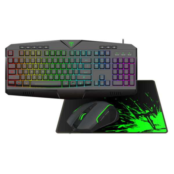 Kit gaming 3 in 1 T-Dagger, tastatura + mouse + mousepad - Cod produs: 149785