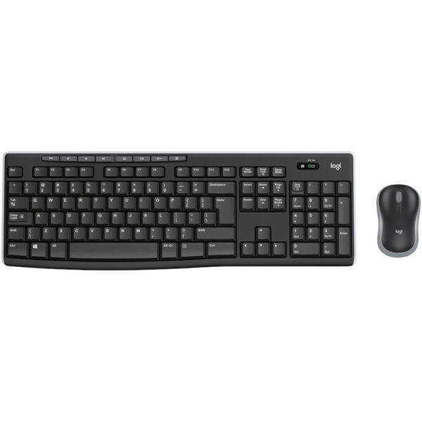 Kit Tastatura + Mouse Logitech MK270, Wireless, Negru - Cod produs: 86722