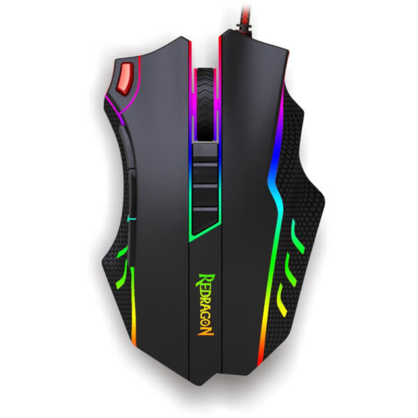 Mouse gaming Redragon TitanoBoa2 V2, 32000 DPI, Iluminare Chroma RGB, Negru - Cod produs: 150263