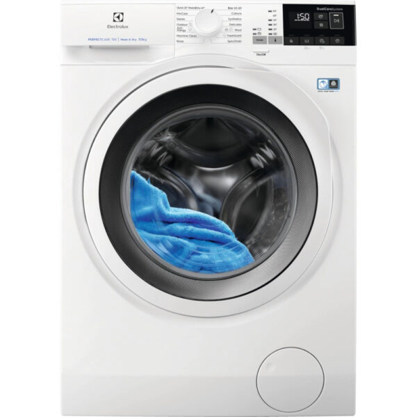 Masina de spalat rufe cu uscator Electrolux EW7WO447W, 1400 RPM, Spalare 7 kg, Uscare 5 kg, PerfectCare700, FreshScent, SteamCare, SensiCare, Clasa B - Cod produs: 151784